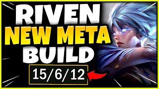 RIVEN'S NEW META BUILD IS 100% NUTTY! S12 RIVEN TOP GAMEPLAY! (Season 12 Riven Guide)