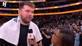 Luka Doncic reacts to his recent Criticism & Game 4 Blowout WIN vs Celtics, Postgame Interview 