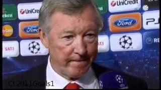 Alex Ferguson Interview nach dem Spiel Schalke gegen Manchester (0-2)