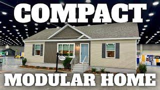 It's 2 STORY but SMALLER! This modular home is very APPEALING! Prefab House Tour