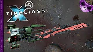 Wiping out Xenon Battleship and Destroyers! - X4 Timelines Ep42