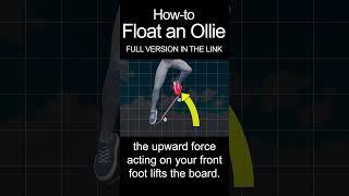 Science of floating an Ollie #3d #skate #shorts