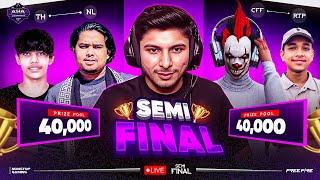 ASIA CHAMPIONSHIP  SEMI FINAL DAY 1  FT- CFF, NL, NXT, NG, RTP, GG #nonstopgaming -free fire live