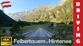 Driving in Austria 31: Felbertauern Road & Lake Hintersee | 4K 60fps