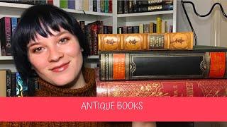 Bookshelf Tour | My Antique Book Collection