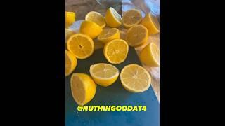 FRESH SQUEEZED LEMON JUICE ASMR