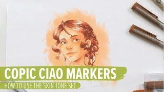 Using Copic Ciao Markers - Skin Tone Set