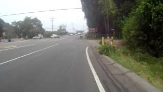 Cycling by Zuma Beach on PCH