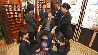  6 Experts, 1 VIP Client: Most Luxurious Barbering Experience in Tokyo at 90+ Year old Barbershop