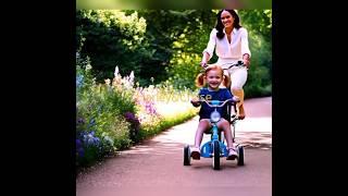 Meghan Markle’s Happy Biking Afternoon #meghanmarkle #lilibet #royals #archie