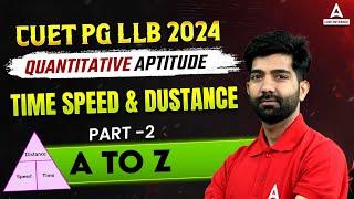 CUET PG LLB 2024 | Quantitative Aptitude | Time Speed Distance Part 2 | CUET PG LLB Preparation 2024