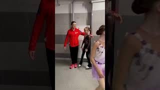 Kamila Valieva took photos with little figure skaters