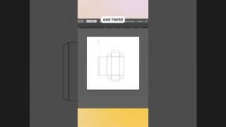 How to create your own BOX DIELINE on #adobeillustrator  #branding #packaging #shorts