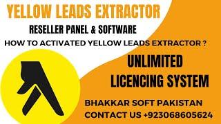 How to Use Yellow Leads Extractor?  How to activated Yellow Leads Extractor? #YellowPagesScraper |