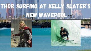 Chris Hemsworth (Thor) Surfing At Kelly Slater's New WavePool in Abu Dhabi