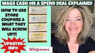 UPDATED- YES YOU CAN USE WALGREENS CASH ON A SPEND DEAL / STORE COUPONS - how to use them.