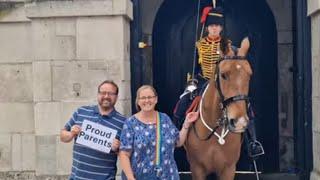 Proud parents, another suprise from mum and dad at horse horse guards