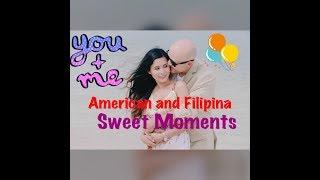 AMERICAN and FILIPINA SWEET MOMENTS || FIL-AM LIFE