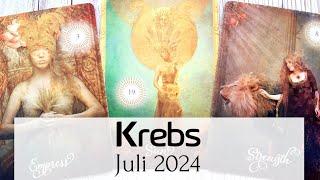 KREBS - Juli 2024 • Nun wird EINIGES anders! Kein Grund zur SorgeTarot