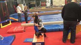 Elle's First Day At Toddler Gymnastics