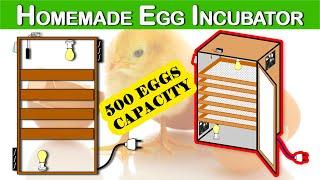 Build A Manual Egg Incubator | 500 Capacity Homemade Incubator | Cheap, Easy And Energy Efficient