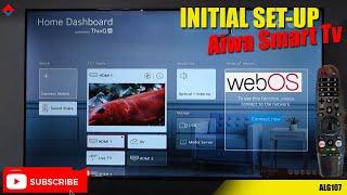 Aiwa WS-508H Smart (webOS) Led Tv initial set-up.