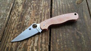 Ripp's Garage Tech Copper Scales for the Spyderco PM2: The Full Nick Shabazz Review