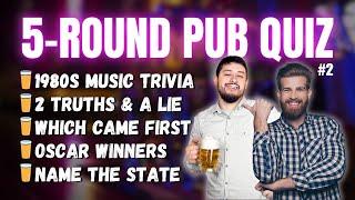 Get Ready for a 5-Round Pub Quiz Extravaganza