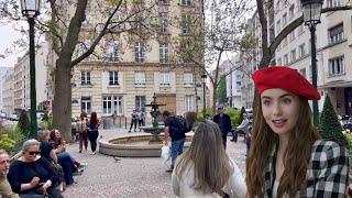 Emily in Paris filming location - Place de l’Estrapade, Paris, France  (4K)