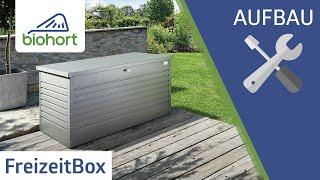 Biohort FreizeitBox - Aufbau