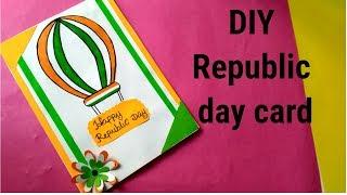 DIY Republic Day Greeting card ideas for Kids/ How to make Republic day card