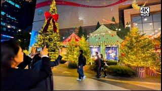 [4K]강남에서 즐기는 크리스마스! | 2024 무역센터 현대백화점 LE GRAND THEATRE & 크리스마스 마켓 | 2024 Christmas , Gangnam Seoul