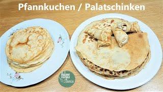 Pfannkuchen,  auch Palatschinken genannt