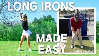 Easiest way to hit Long Irons | Swing analysis