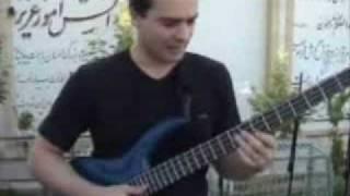 Babak Riahipour Playing Bass Solo from the Farman Fathalian's "Naji" song