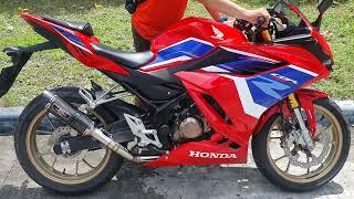 Honda CBR 150 version 4 2024 with Yoshimura R77 370mm full system exhaust