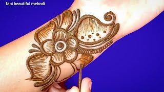 Front hand Beautiful mehndi design|Simple and Easy Mehndi designs|Mehandi ka design |Mehndi|Mehandi