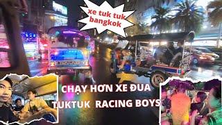 Bangkok TUK TUK Tour | Xe Tuk Tuk Chạy Như Xe Đua | Thailand travel | DU LỊCH THÁI LAN |Hong Tran MT