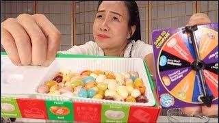 Ăn thử kẹo thúi,(Eating BEAN BOOZLED) Vinh Nguyen Thi  Cuộc  Sống Mỹ