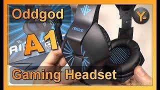 Review: Oddgod A1 | LED Gaming Headset | Kopfhörer mit Mikrofon