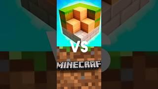 Minecraft Vs Block Craft 3D #shorts #viral #youtubeshorts #shortsfeed