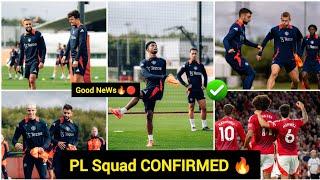 BREAKINGMANCHESTER UNITED's PREMIER LEAGUE SQUAD REVEALED NoW DEFENSE BOOSTED #manunitednewstoday