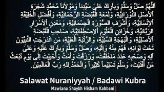 Mawlana Shaykh Hisham Kabbani q -- Salawat Nuraniyyah (Badawi Kubra) -- 100x loop