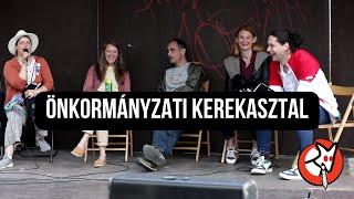 Kampányzáró önkormányzati kerekasztal a Városháza Parkban | Baranyi, Döme, Juhász, Kovács, Nagy