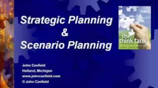 Topic - Strategic Planning & Scenario Planning