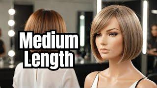 Medium Length Layered Haircut - TheSalonGuy