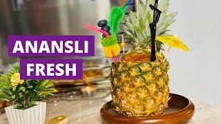 ANANASLI FRESH / ANANASLI LIMONAD /  ANANASLI KOKTEYL TAYYORLASH / MUXLISA LADY COOK