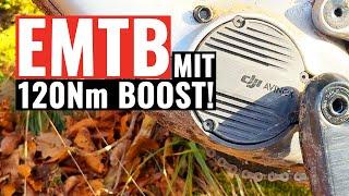 Mit DJI AVINOX auf den Gipfel geboostet! AMFLOW PL Carbon EMTB auf Singletrail Tour