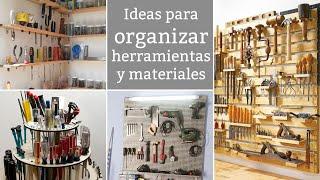 IDEAS SENCILLAS PARA ORDENAR TUS HERRAMIENTAS, 30 DISEÑOS QUE TE ENCANTARAN.