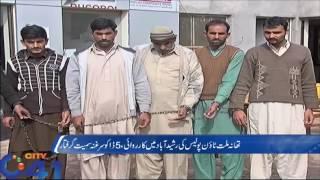 millat town police arrested 5 Robbers